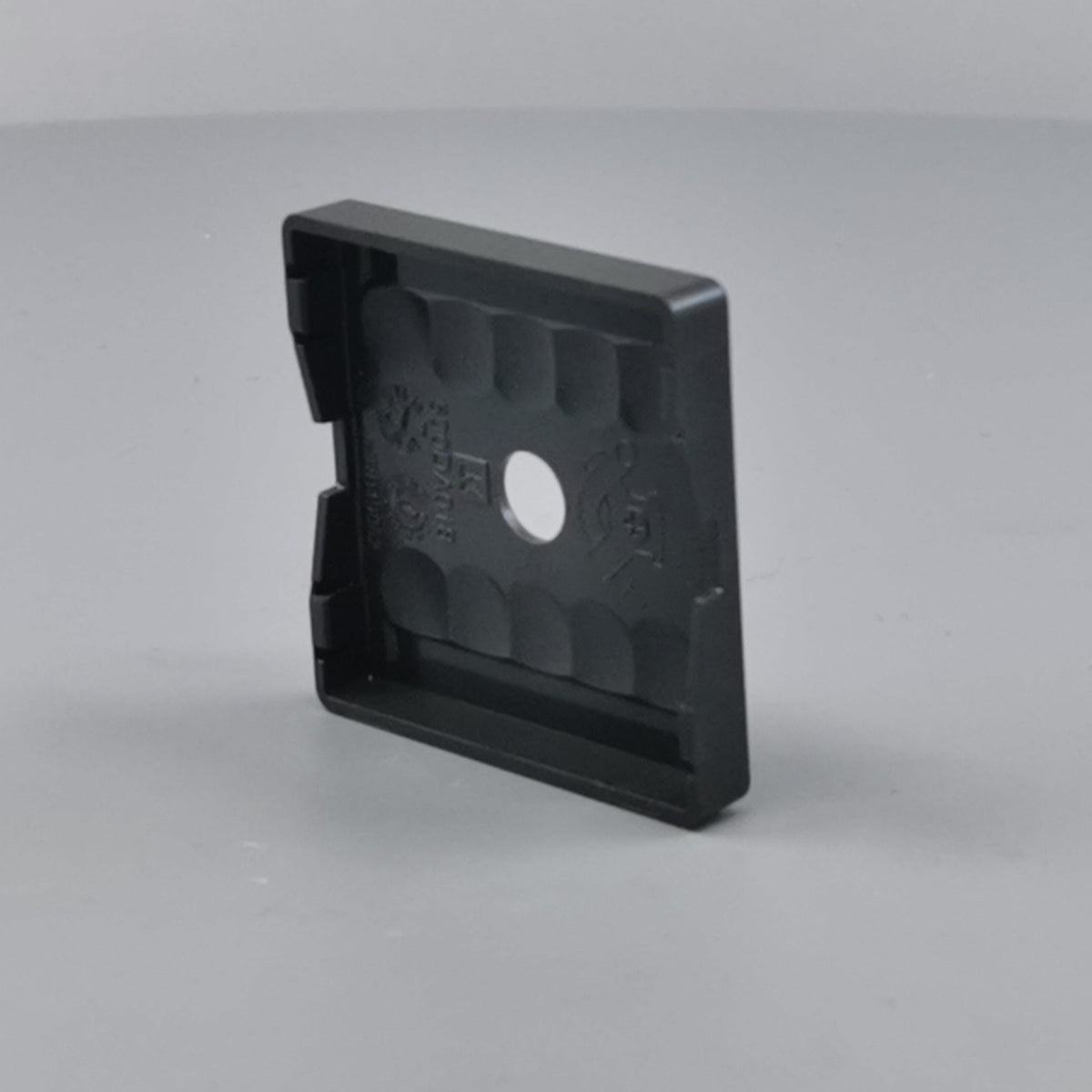 Fuga Afdækning for udtag. 50x50 Koksgrå (Ny Model) (360° frame 16)