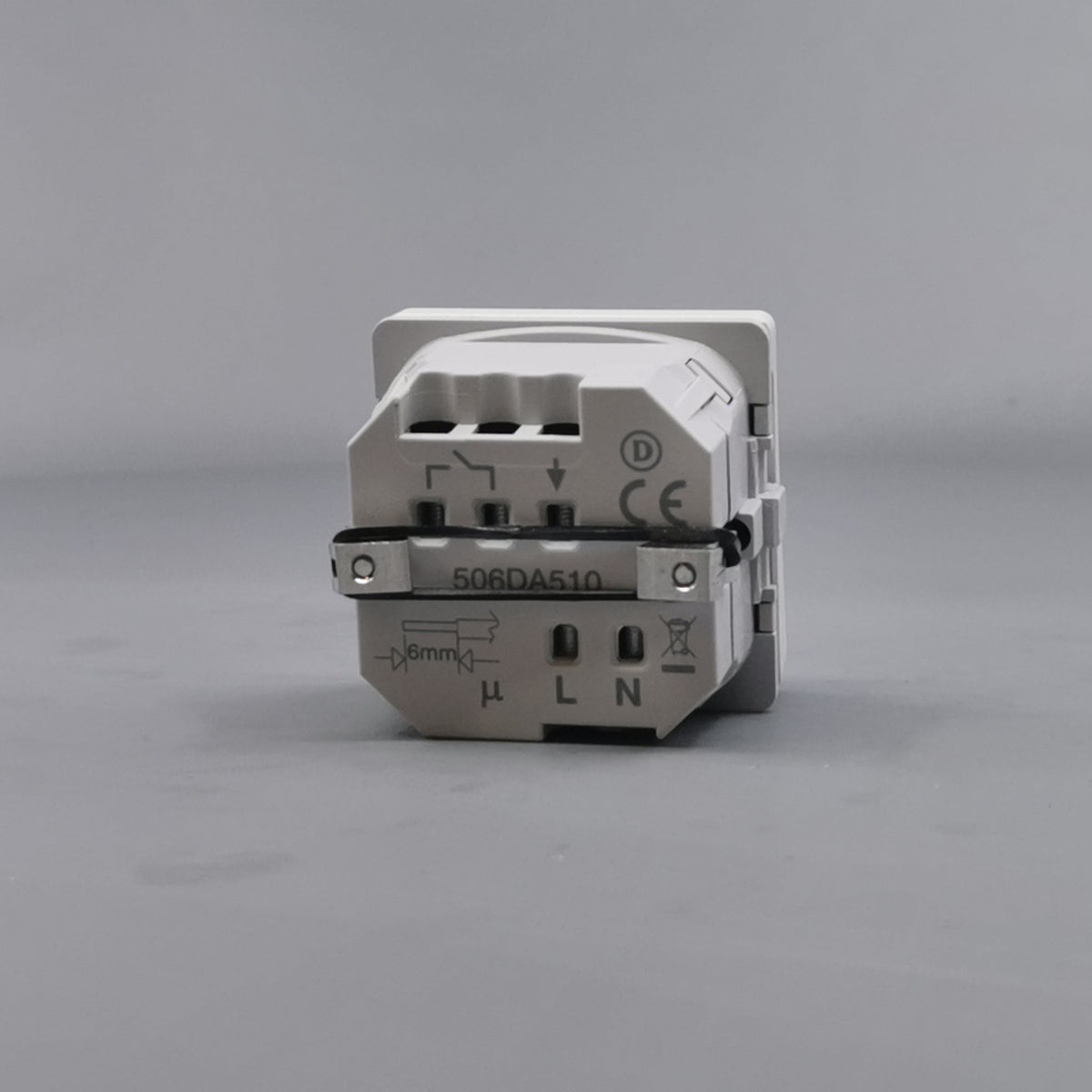 LK Fuga timer 1m 8A - hvid (360° frame 14)