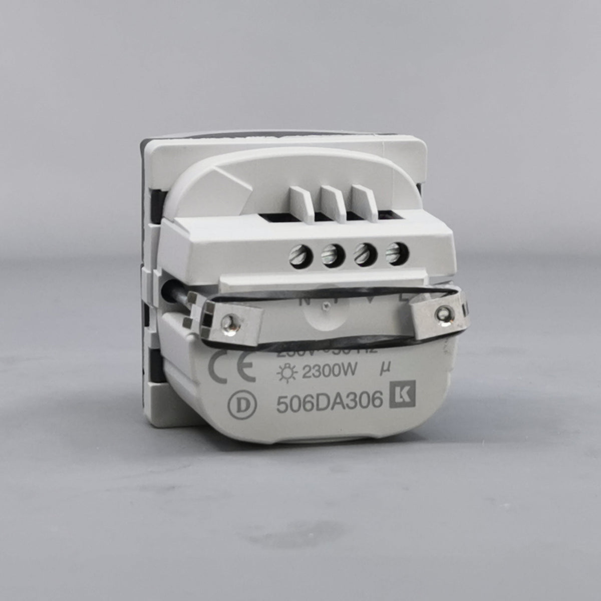 LK Fuga indsats pir 180gr 230V 10A koksgrå (360° frame 12)