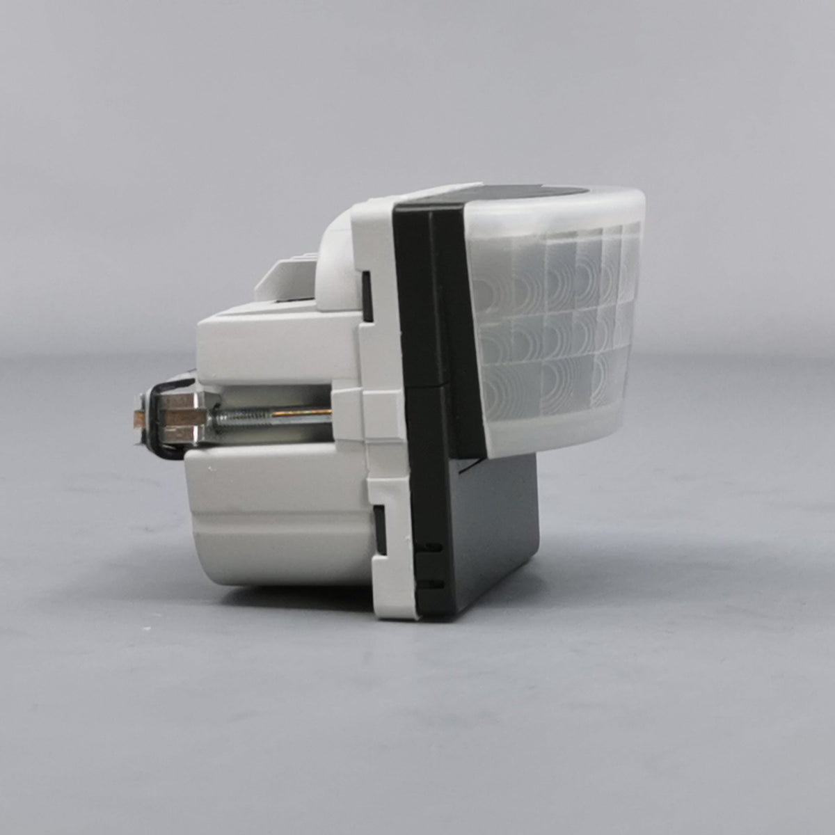 LK Fuga indsats pir 180gr 230V 10A koksgrå (360° frame 20)