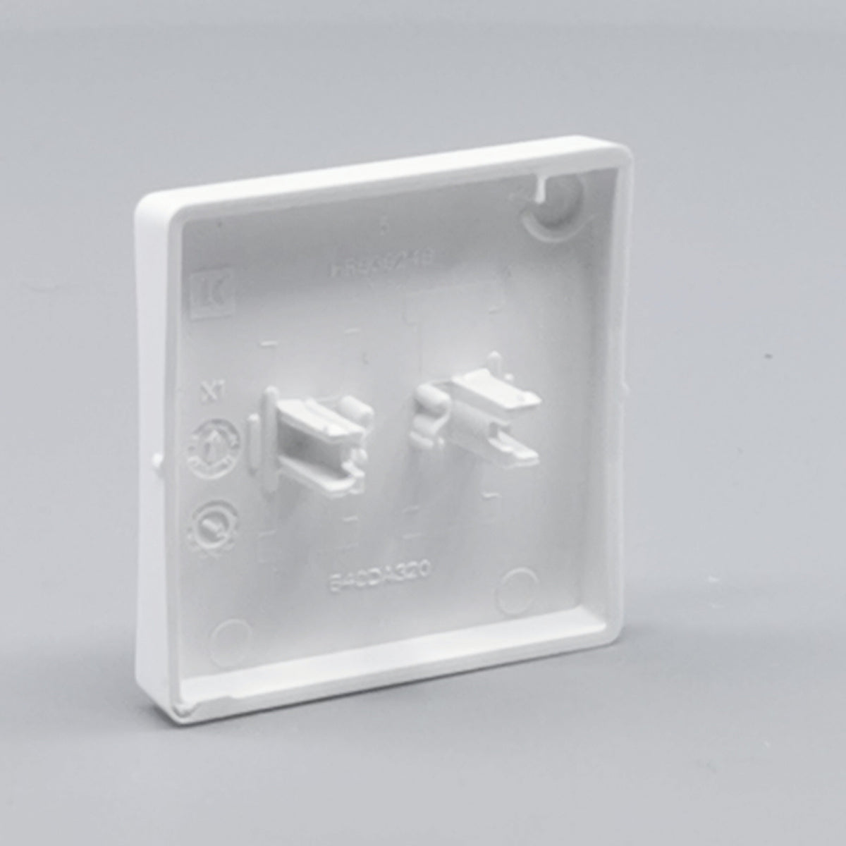 LK FUGA®afbryder 16A tangent 1 modul, hvid (ny type) (360° frame 11)