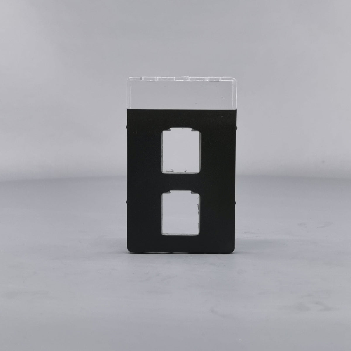 Afdækning for Fuga 1/2xRJ45 1½ modul kokgrå