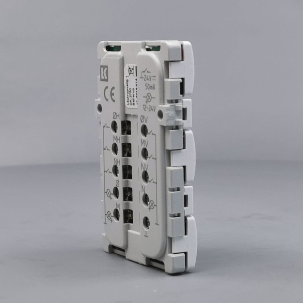 Fuga Svagstrømstryk 6 slutte og 3 lysdiode hvid (360° frame 17)