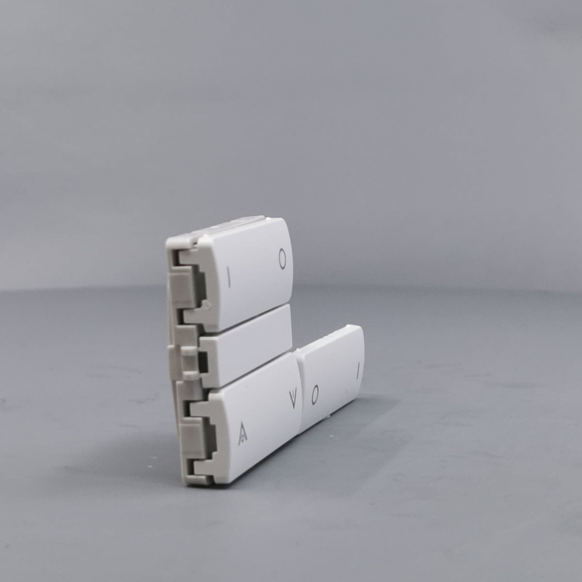 IHC Wireless FUGA Batteritryk 4 sl. hvid (360° frame 20)