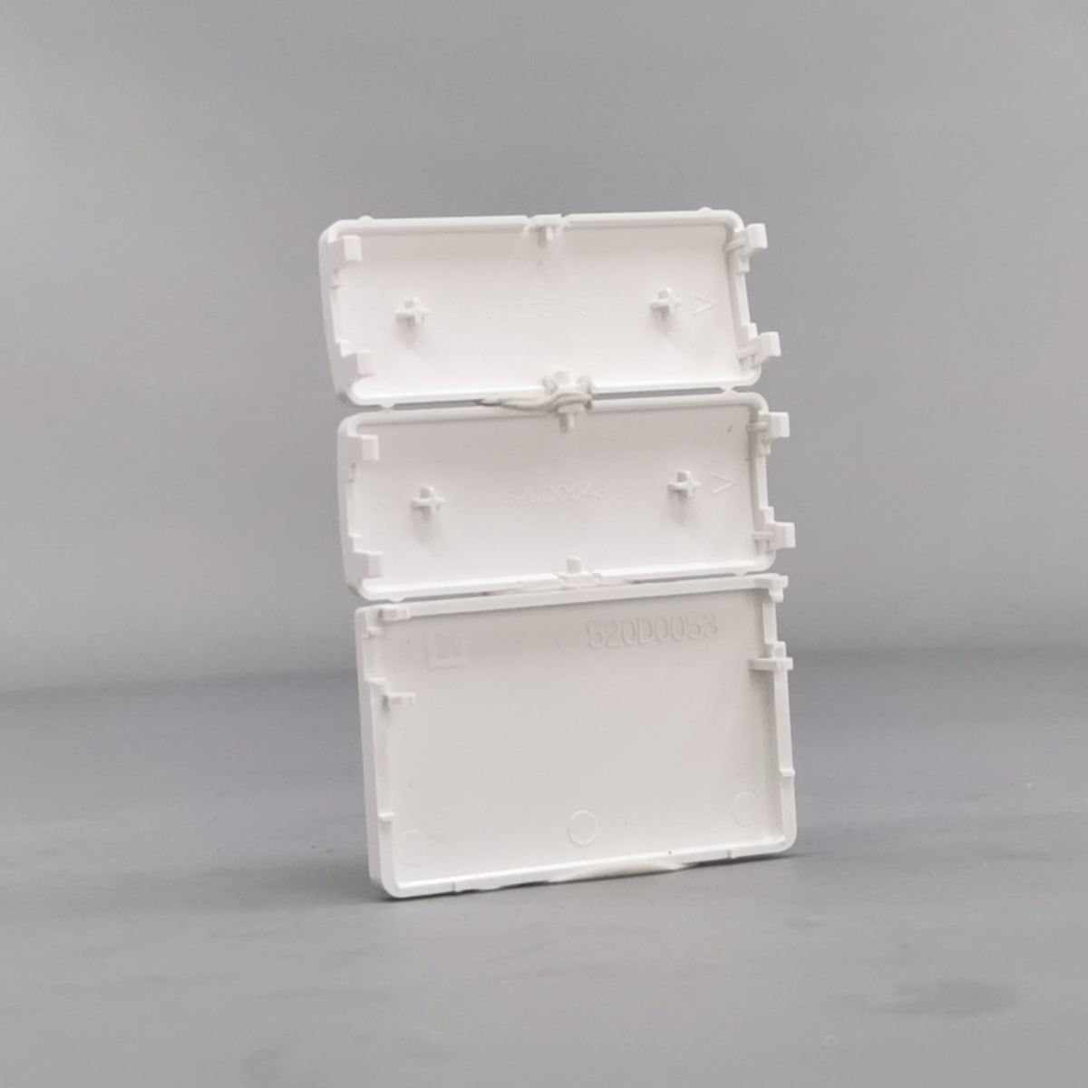 Fuga tangentsæt for batteritryk 2 slutte hvid (360° frame 11)