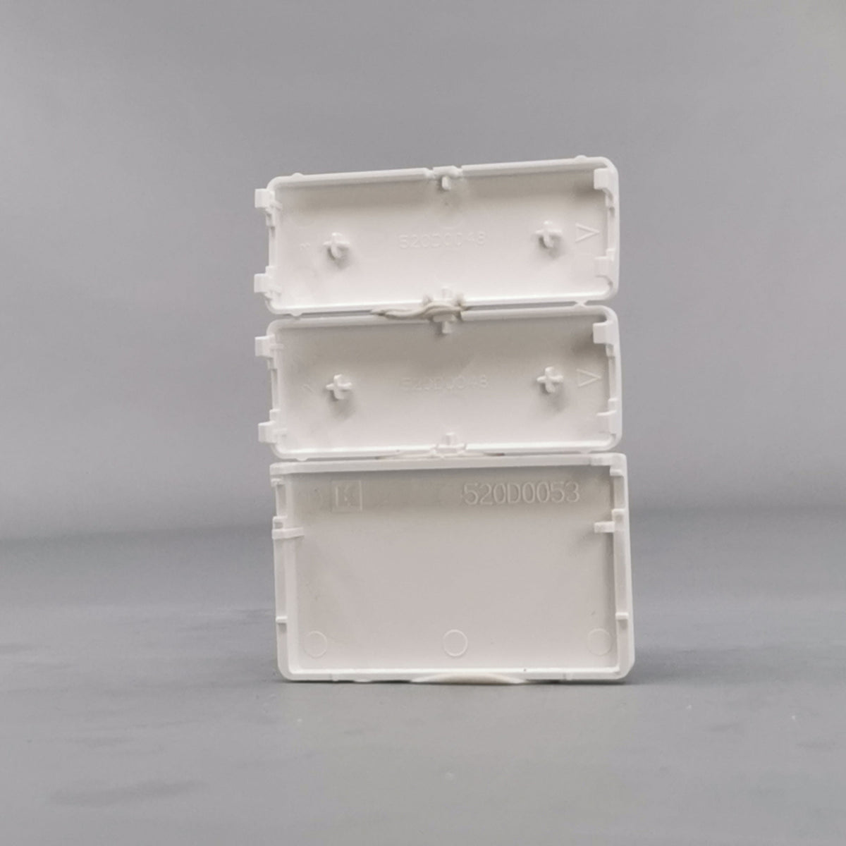 Fuga tangentsæt for batteritryk 2 slutte hvid (360° frame 14)