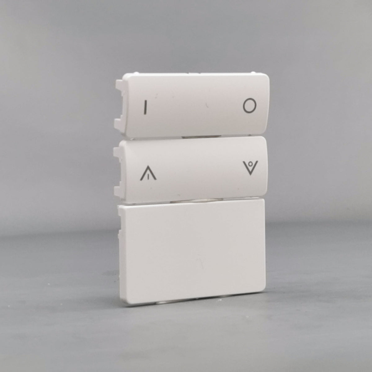 Fuga tangentsæt for batteritryk 2 slutte hvid (360° frame 23)