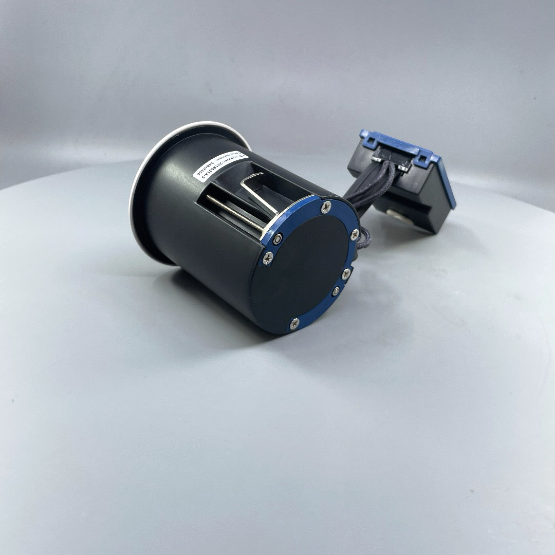 DAXTOR EXO BLUE 95 indbygningsspot inkl. GU10 LED, hvid, 6W, 3000K, dæmpbar (360° frame 10)