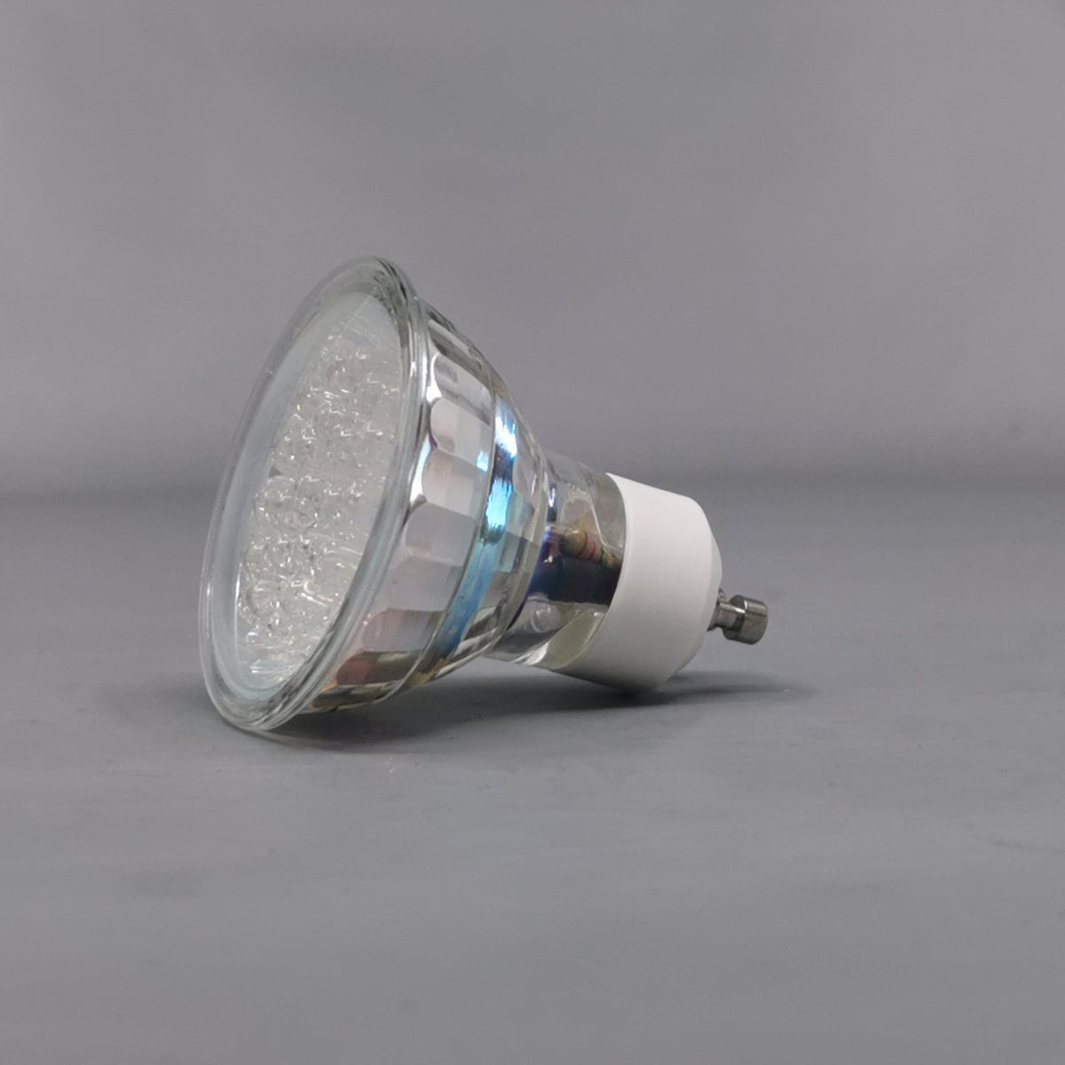 Grøn GU10 LED 1,3W (360° frame 7)