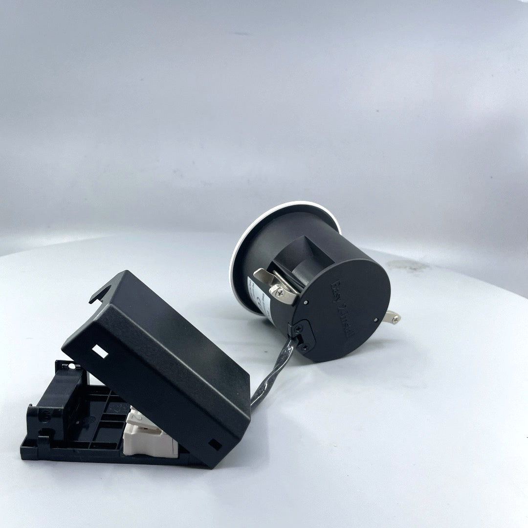 Daxtor Easy 2-Install 66 G1 GU10 indbygningsspot – hvid, 10 stk. (360° frame 11)