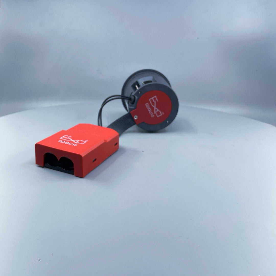 DAXTOR EXO 66 GU10 indbygningsspot uden front – ekskl. lyskilde (360° frame 12)