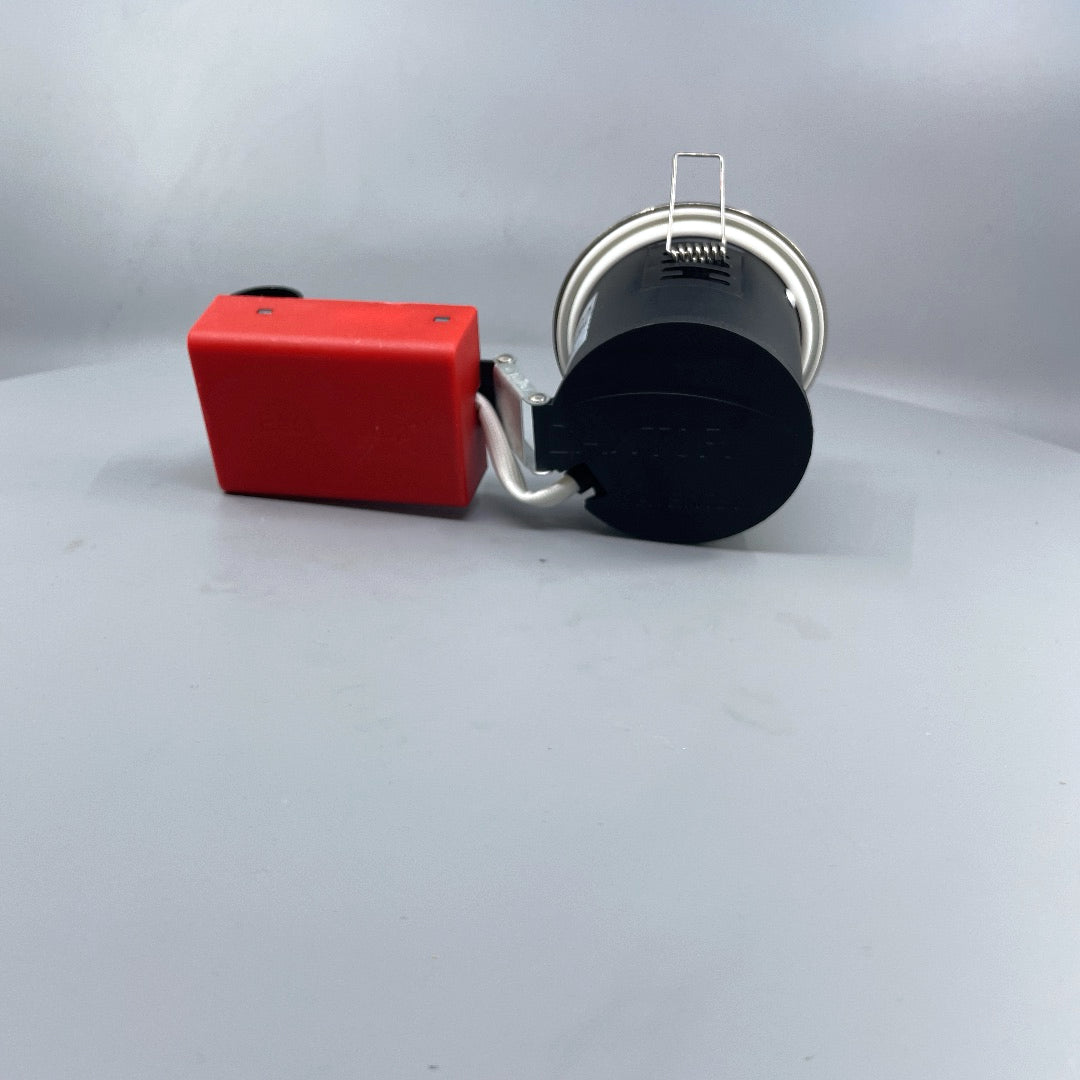 Daxtor Easy 2-Setup MR16 indbygningsspot Ø87 mm – børstet stål (360° frame 14)