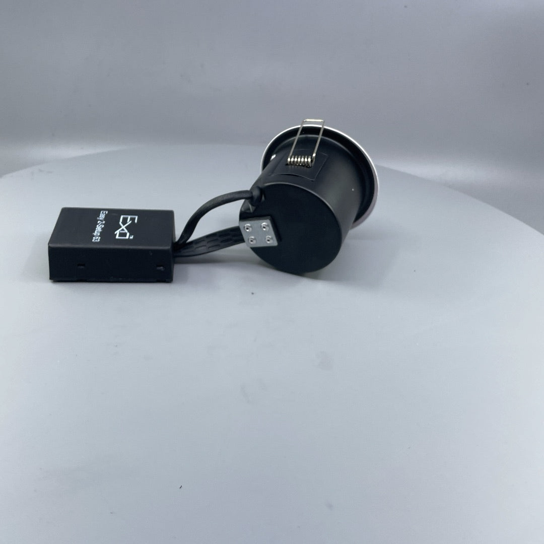 Daxtor Easy 2-Setup 63 GU10 indbygningsspot, hvid, kipbar, Ø88 mm (360° frame 14)