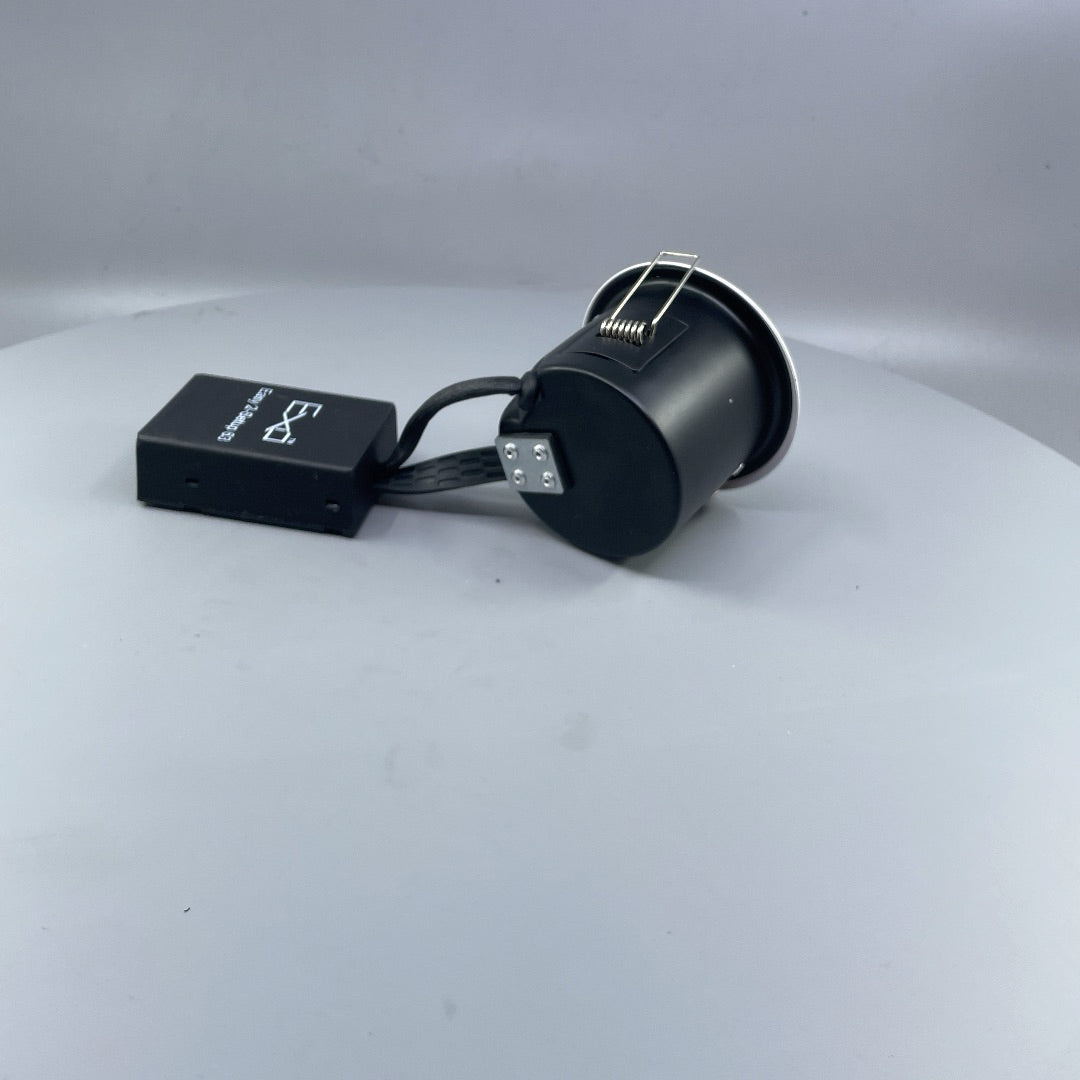 Daxtor Easy 2-Setup 63 GU10 indbygningsspot, hvid, kipbar, Ø88 mm (360° frame 15)