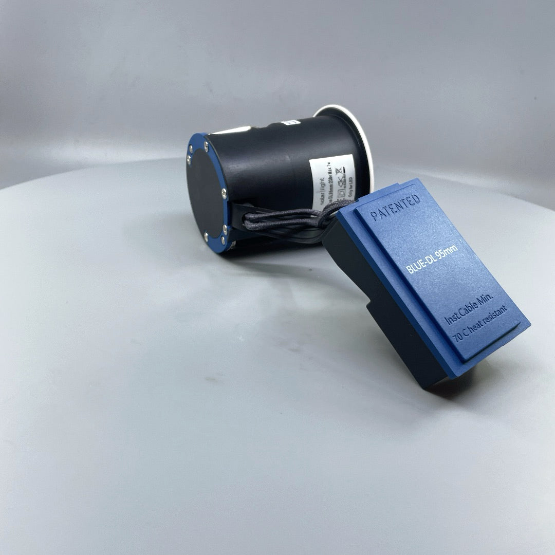 DAXTOR EXO BLUE 95 indbygningsspot inkl. GU10 LED, hvid, 6W, 3000K, dæmpbar (360° frame 17)