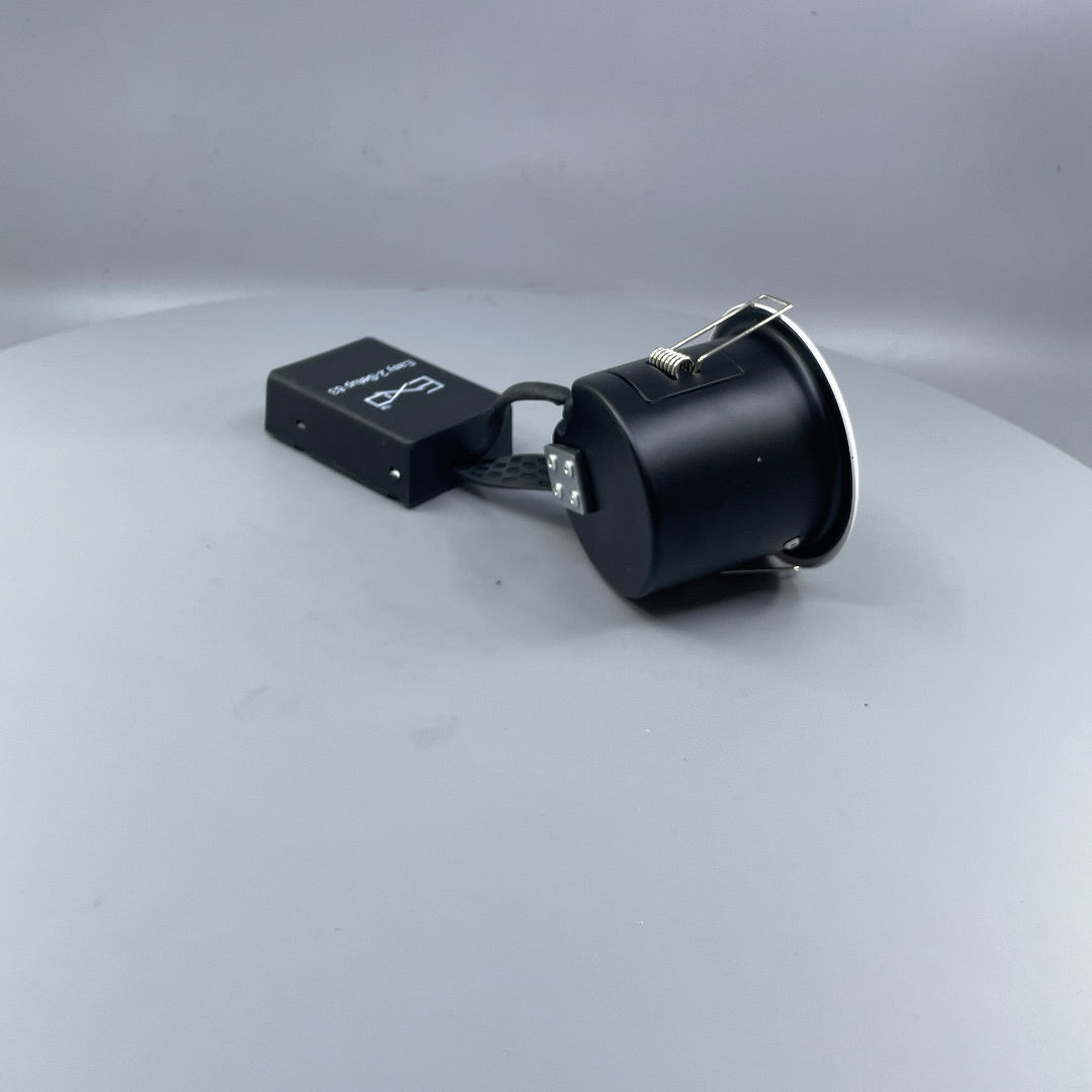 Daxtor Easy 2-Setup 63 GU10 indbygningsspot, hvid, kipbar, Ø88 mm (360° frame 17)