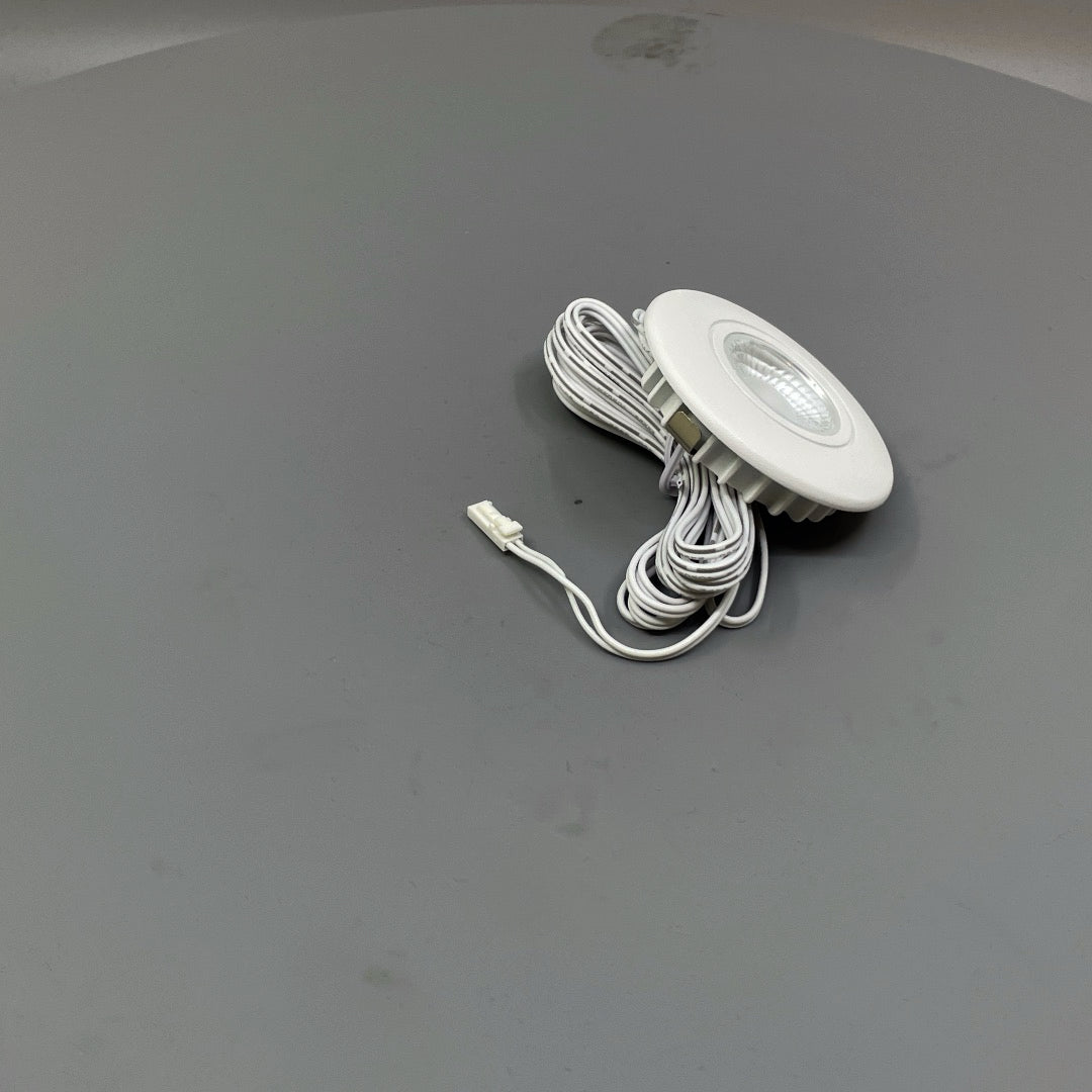 Daxtor Furniture DL 16 LED møbelspot 3W 2700K – mat hvid (360° frame 18)