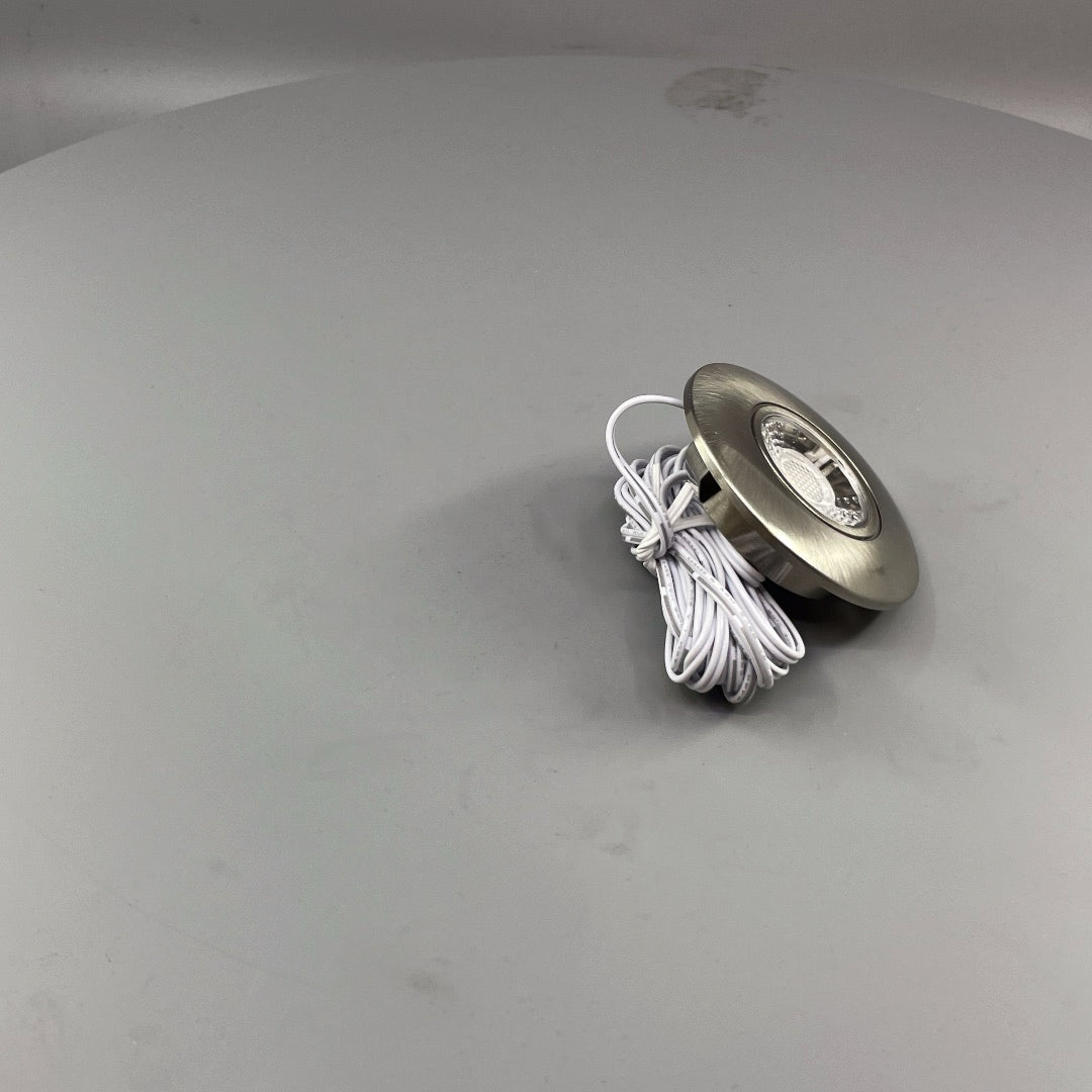 Daxtor Easy 2-Place 2 LED møbelspot 2700K - Satin nikkel (360° frame 18)