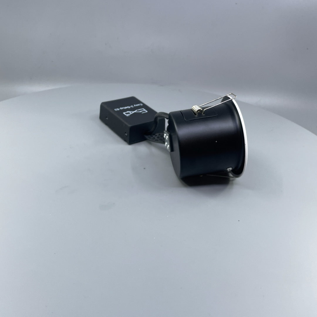 Daxtor Easy 2-Setup 63 GU10 indbygningsspot, hvid, kipbar, Ø88 mm (360° frame 18)