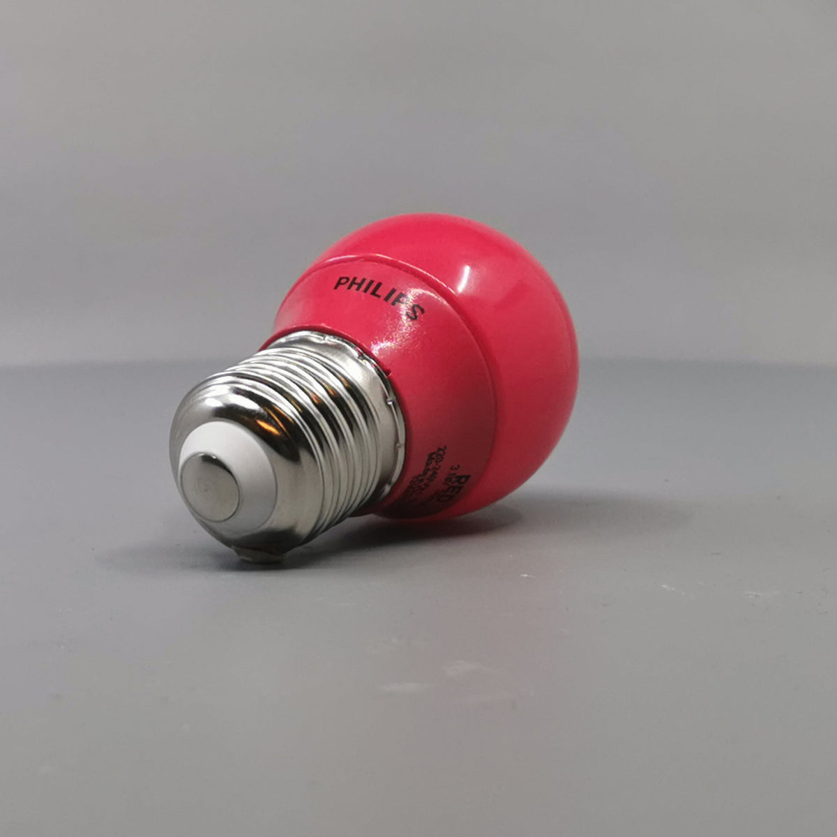 Philips LED Krone Kulørt 3,1W P45 E27 Rød (360° frame 9)