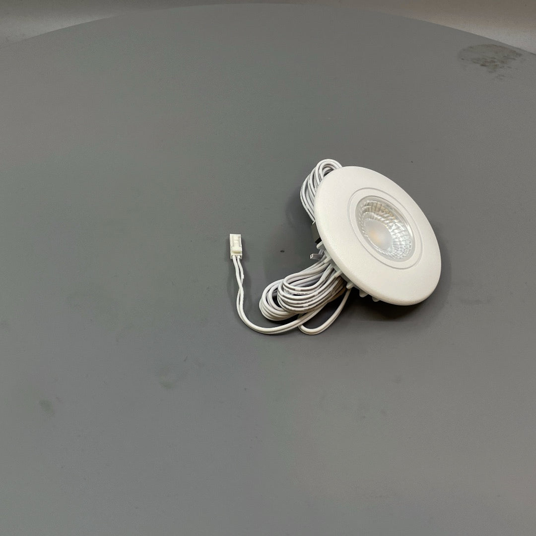 Daxtor Furniture DL 16 LED møbelspot 3W 2700K – mat hvid (360° frame 20)