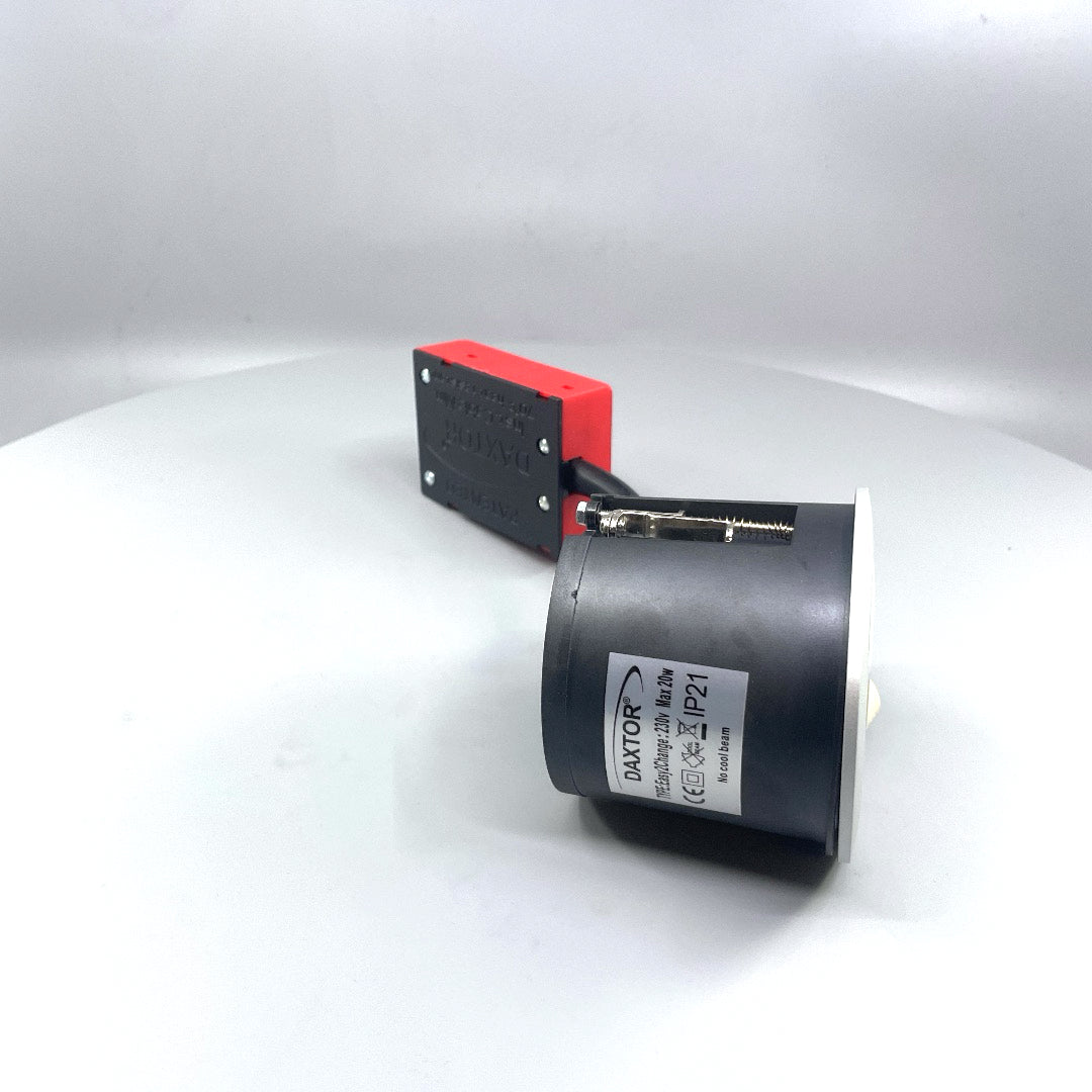 Daxtor Easy 2-Change GU10 downlight Ø87 mm – aluminium (360° frame 15)