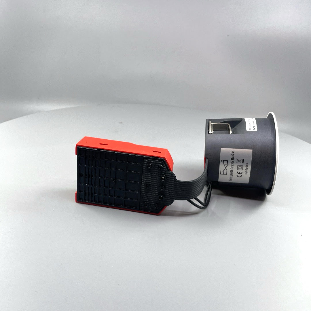 DAXTOR EXO 66 GU10 indbygningsspot uden front – ekskl. lyskilde (360° frame 20)