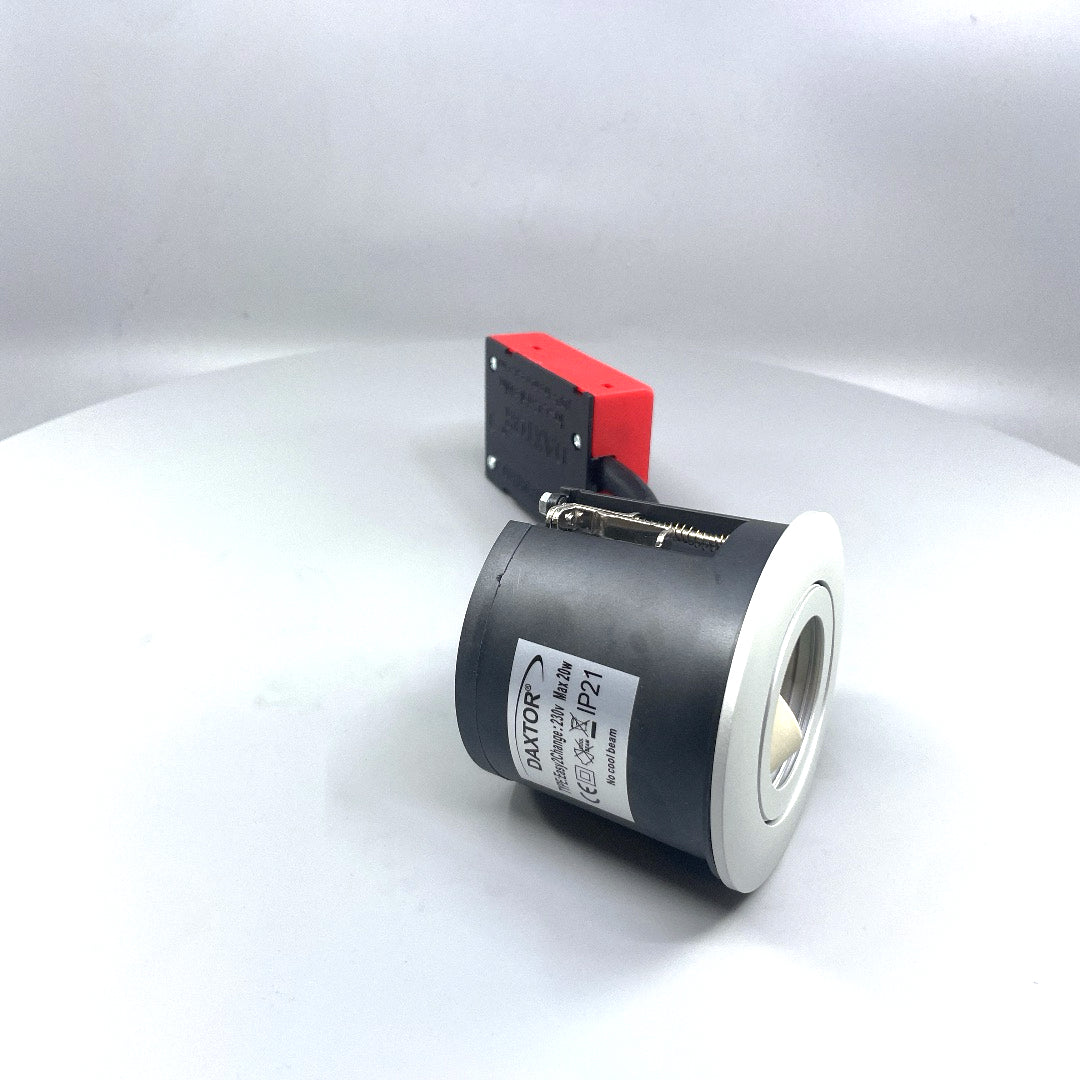 Daxtor Easy 2-Change GU10 downlight Ø87 mm – aluminium (360° frame 16)