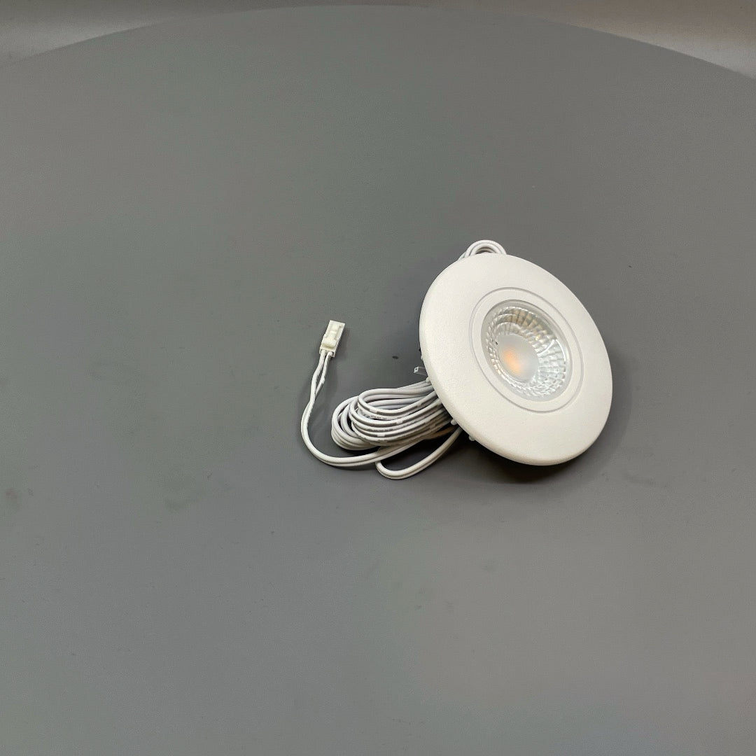 Daxtor Furniture DL 16 LED møbelspot 3W 2700K – mat hvid (360° frame 21)