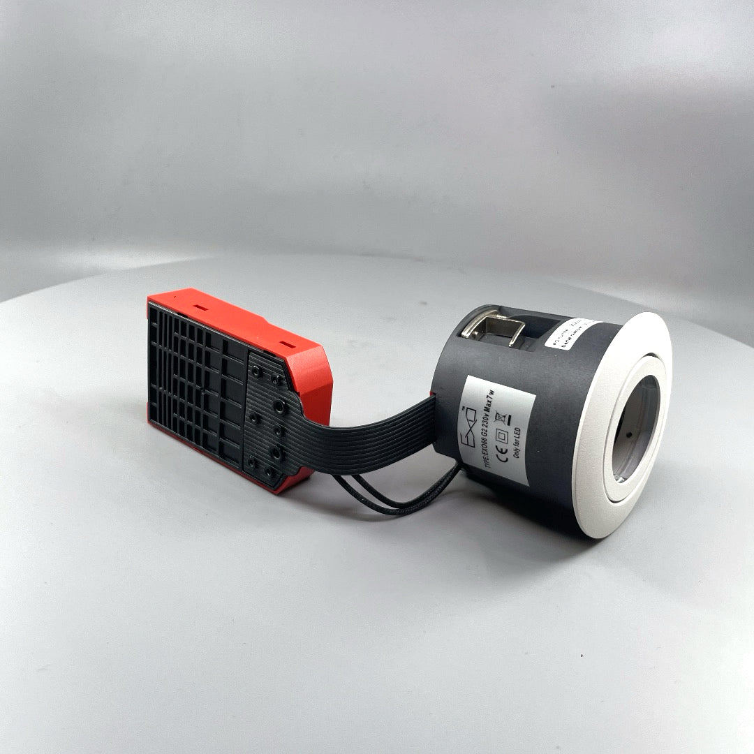 DAXTOR EXO 66 GU10 indbygningsspot uden front – ekskl. lyskilde (360° frame 22)