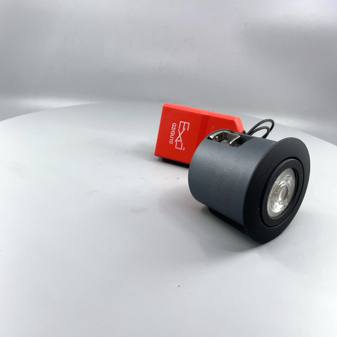 EXO 66 G2 Medium Profile GU10 SA-M-BL Ø88. IP21 (360° frame 22)
