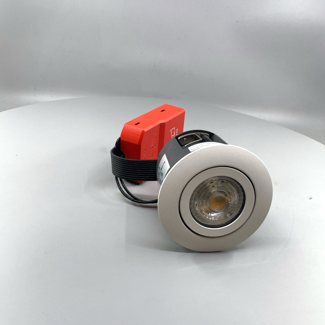 EXO 66 Udendørs indbygningsspot rund sandy mat hvid (360° frame 24)