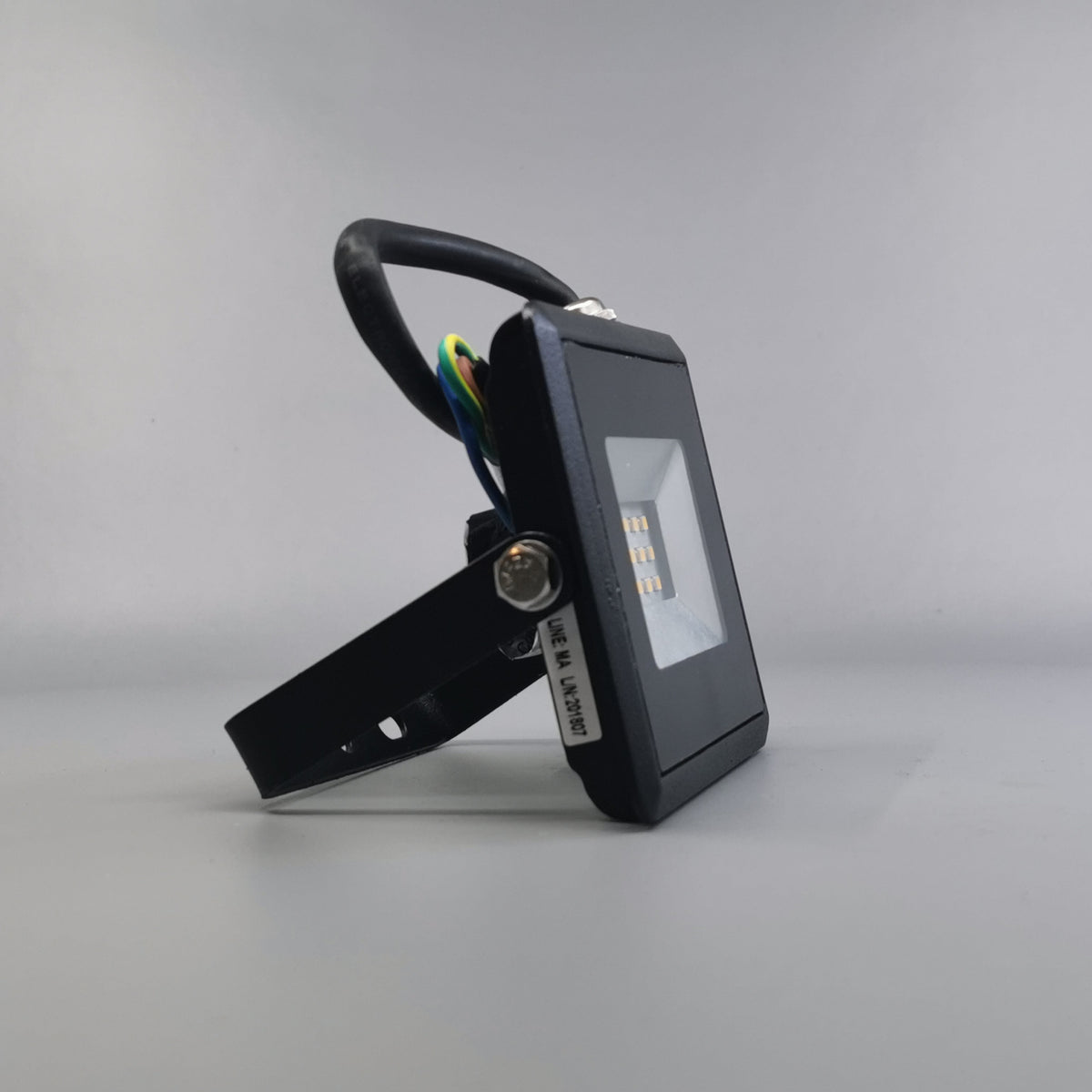 10W LED projektør 3000K 850Lm sort (360° frame 20)