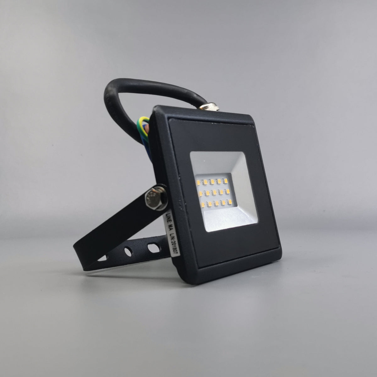 10W LED projektør 3000K 850Lm sort (360° frame 21)