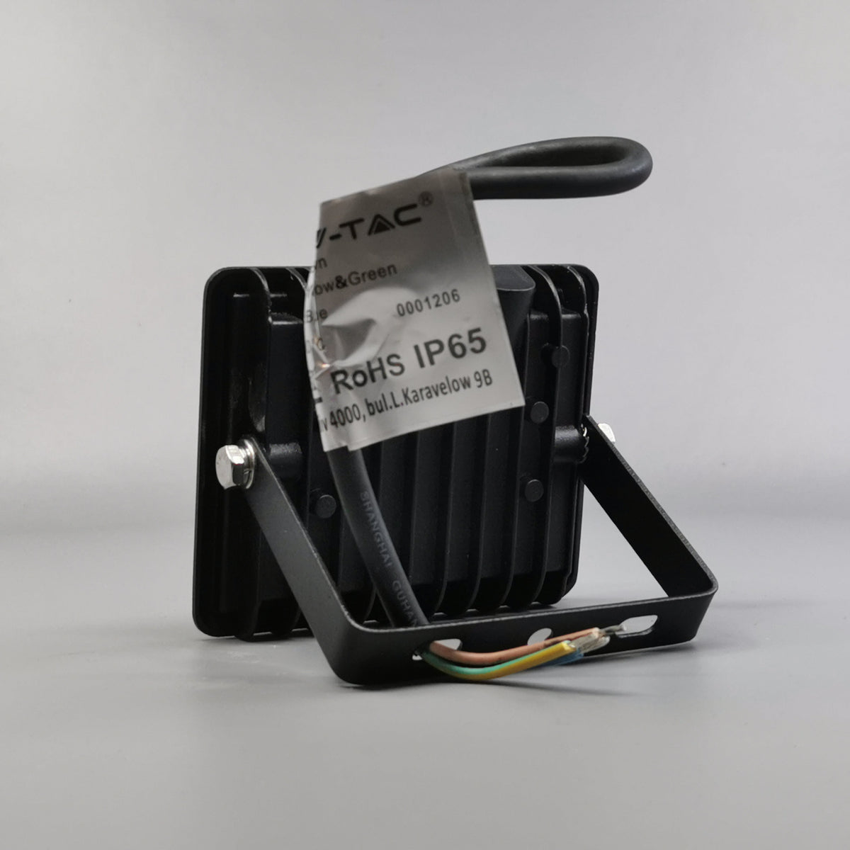 10W LED projektør 4000K 850Lm sort (360° frame 11)