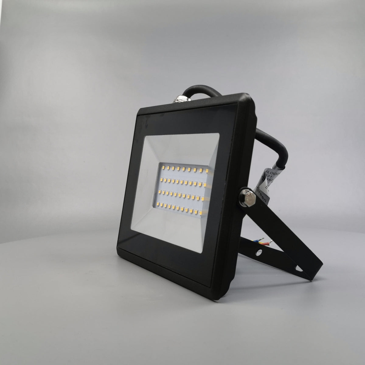 30W LED projektør 3000K 2550Lm sort (360° frame 5)
