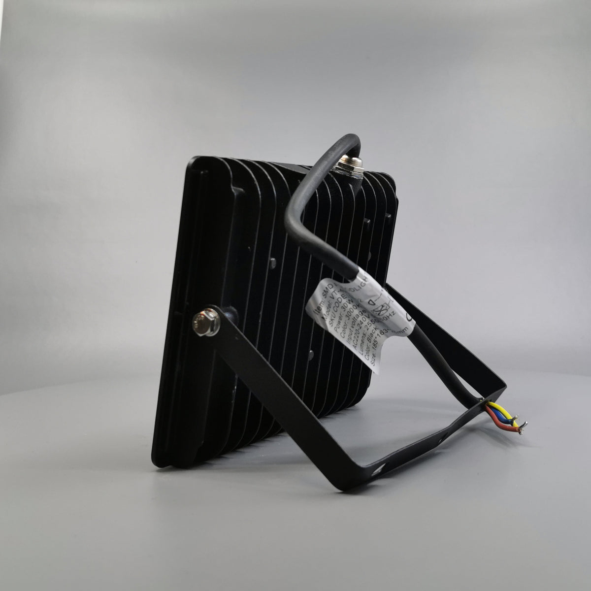 30W LED projektør 3000K 2550Lm sort (360° frame 9)