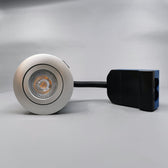 LED spot til udendørs m. 5W pære - alu