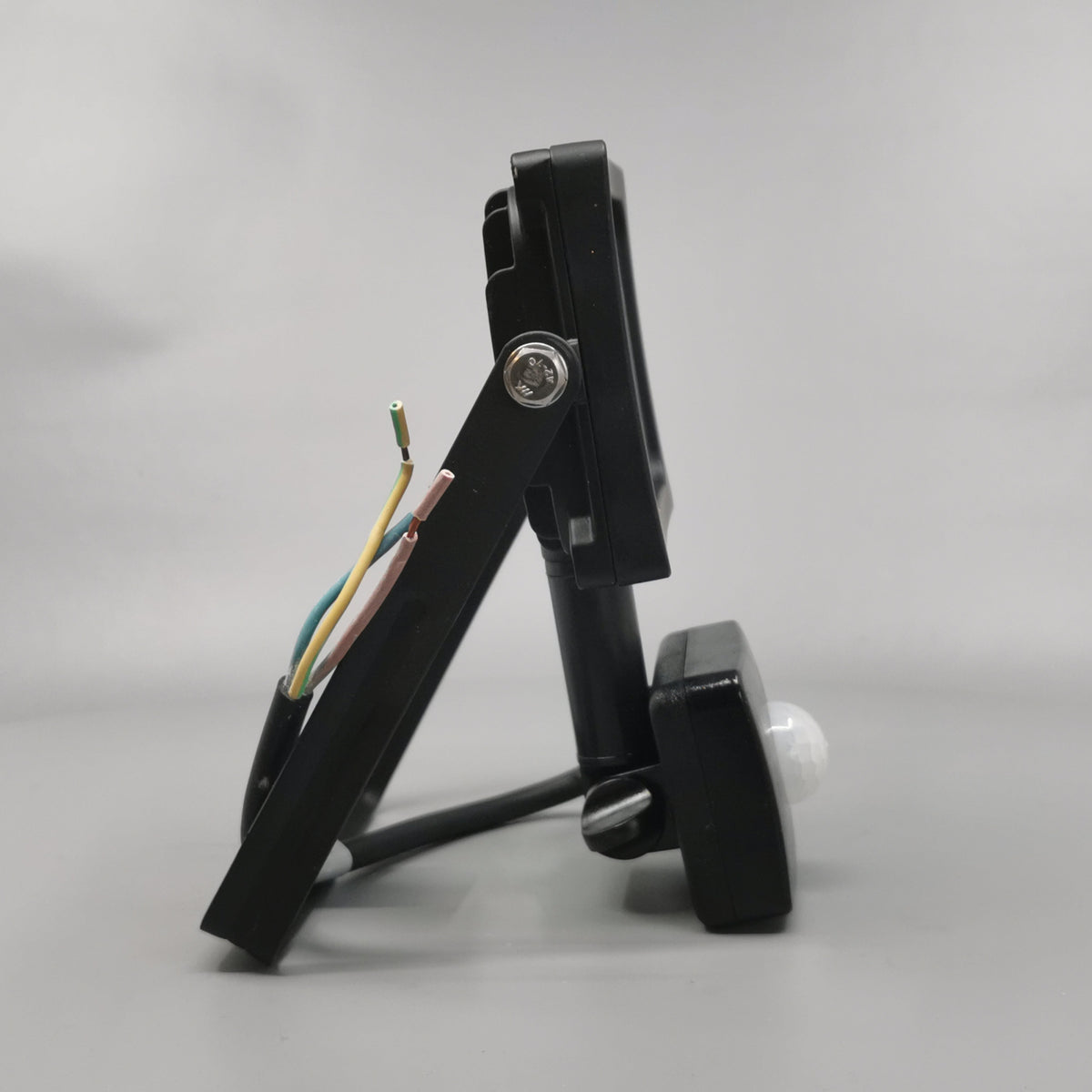 10W LED slim projektør m. sensor 4500K sort (360° frame 19)
