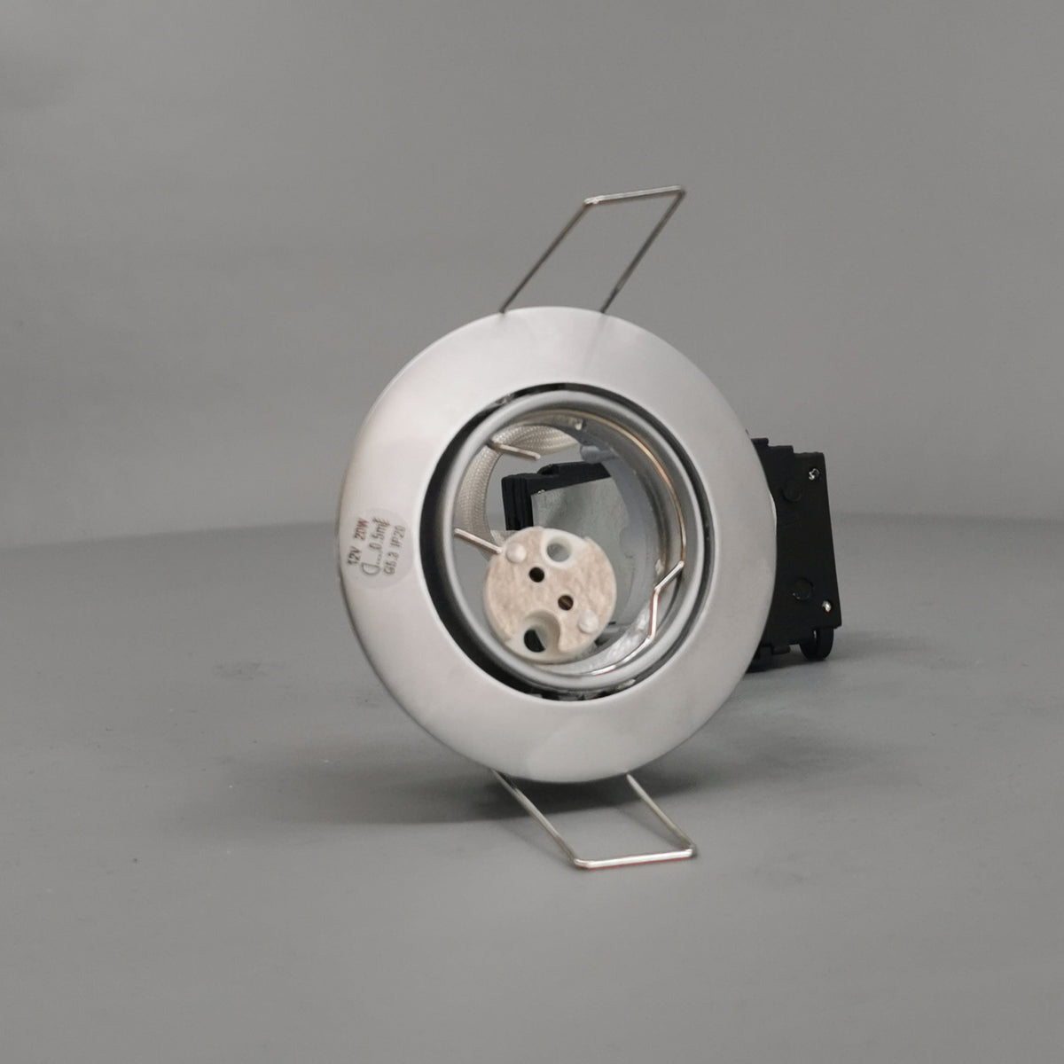 Downlight 12v GU4 max 20W Mat krom (360° frame 24)