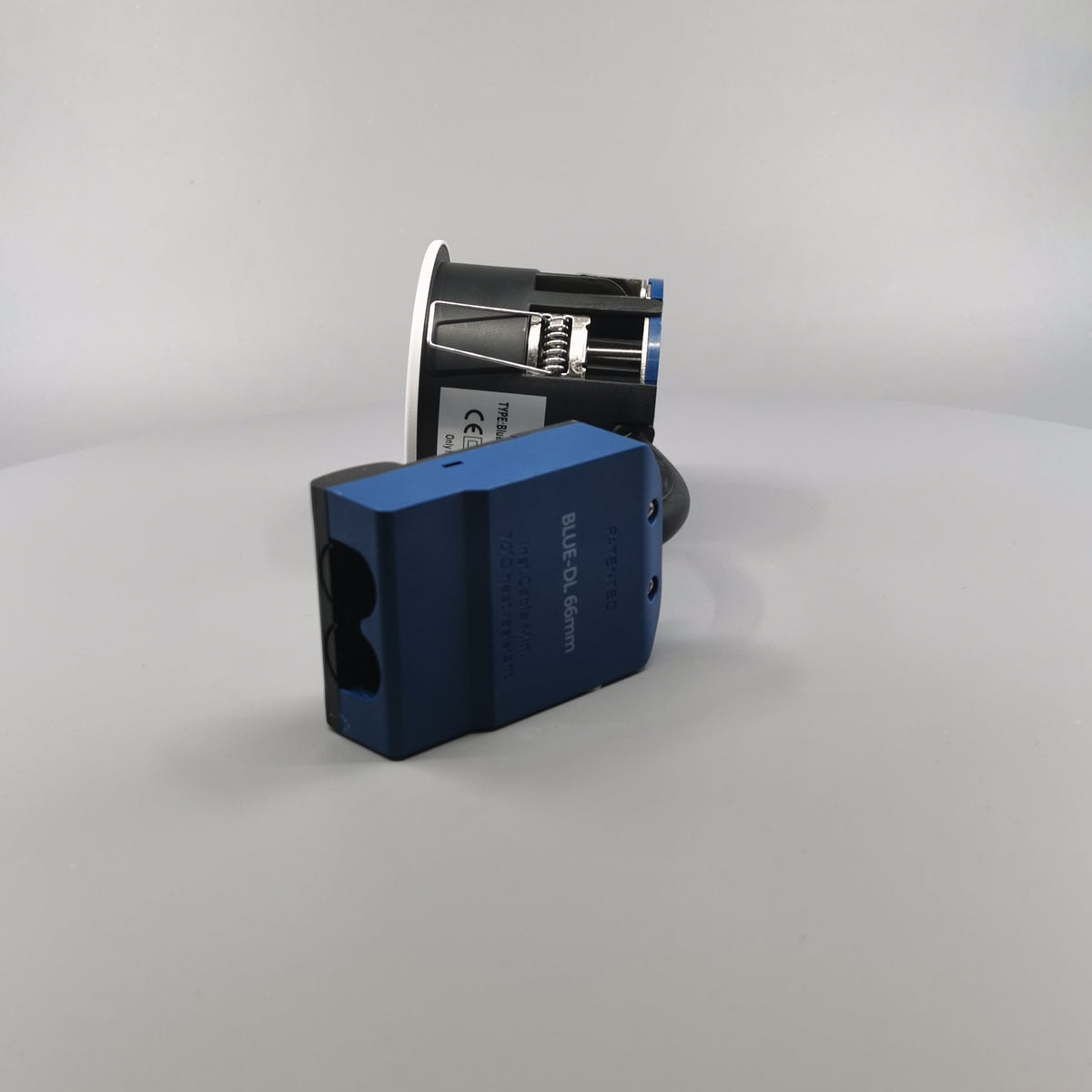 Blue-DL udendørsspot version 1 m. GU10 fatning - Mat hvid (360° frame 8)
