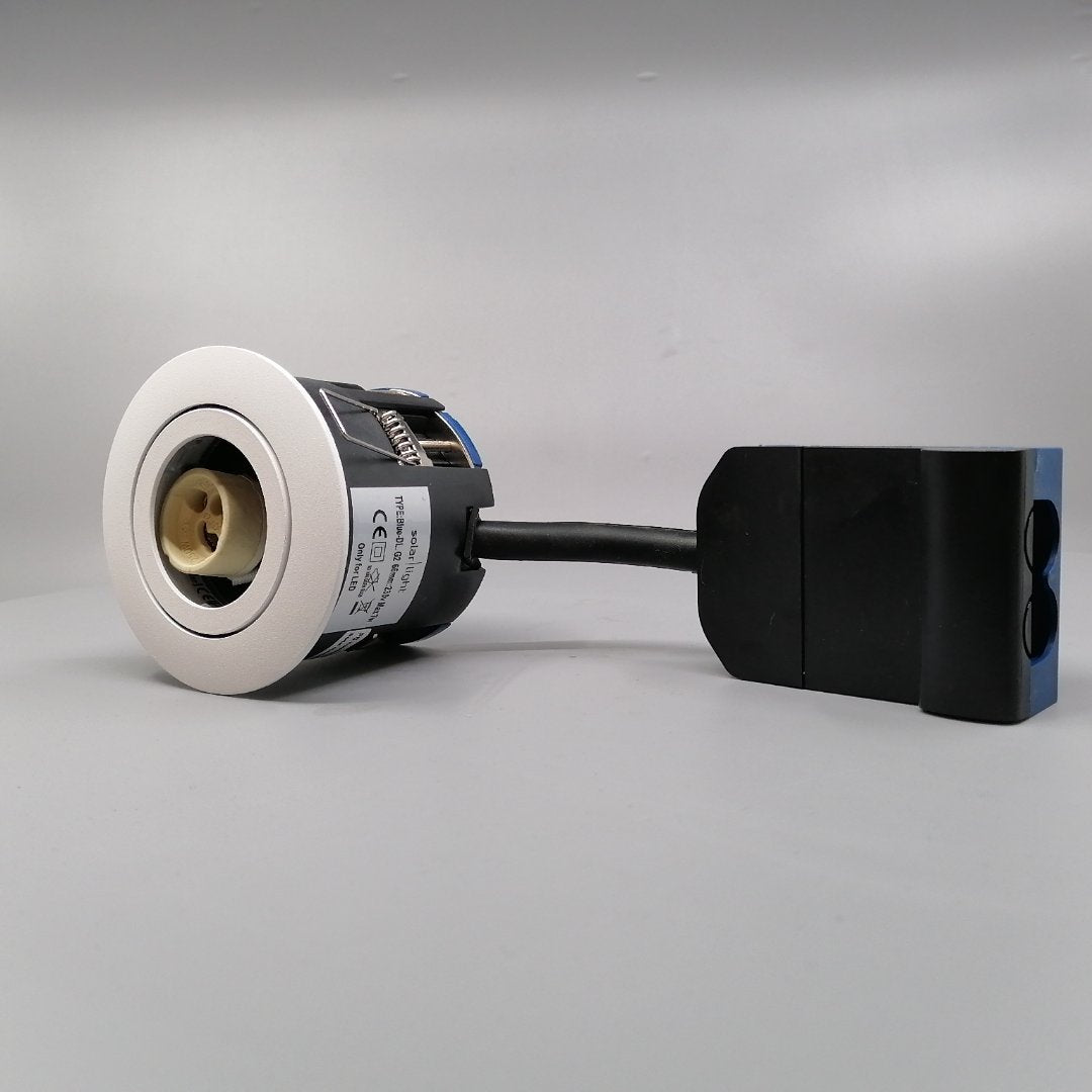 Indbygningsspots m. GU10 fatning G2 - rund, mat hv (360° frame 4)