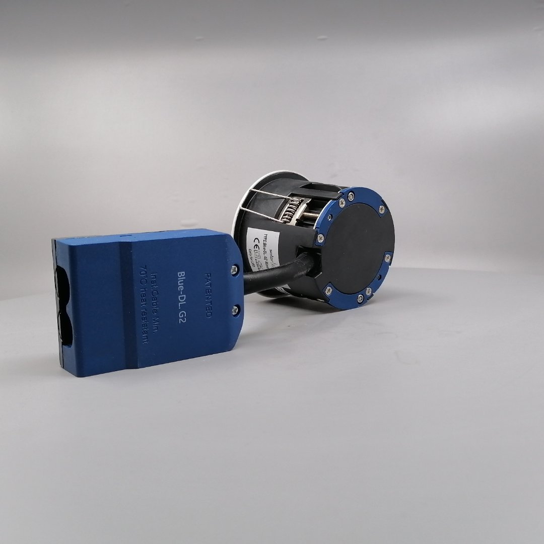 Indbygningsspots m. GU10 fatning G2 - rund, mat hv (360° frame 11)