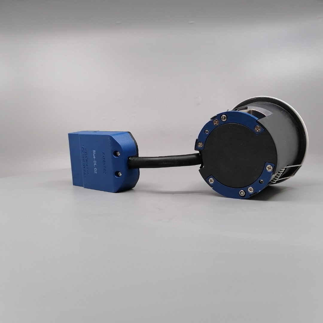 Indbygningsspots m. GU10 fatning G2 - rund, mat hv (360° frame 16)