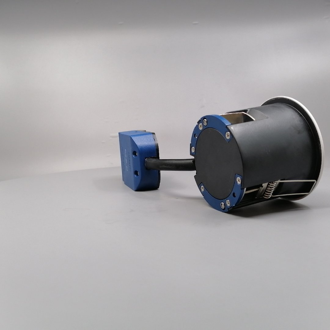 Indbygningsspots m. GU10 fatning G2 - rund, mat hv (360° frame 18)