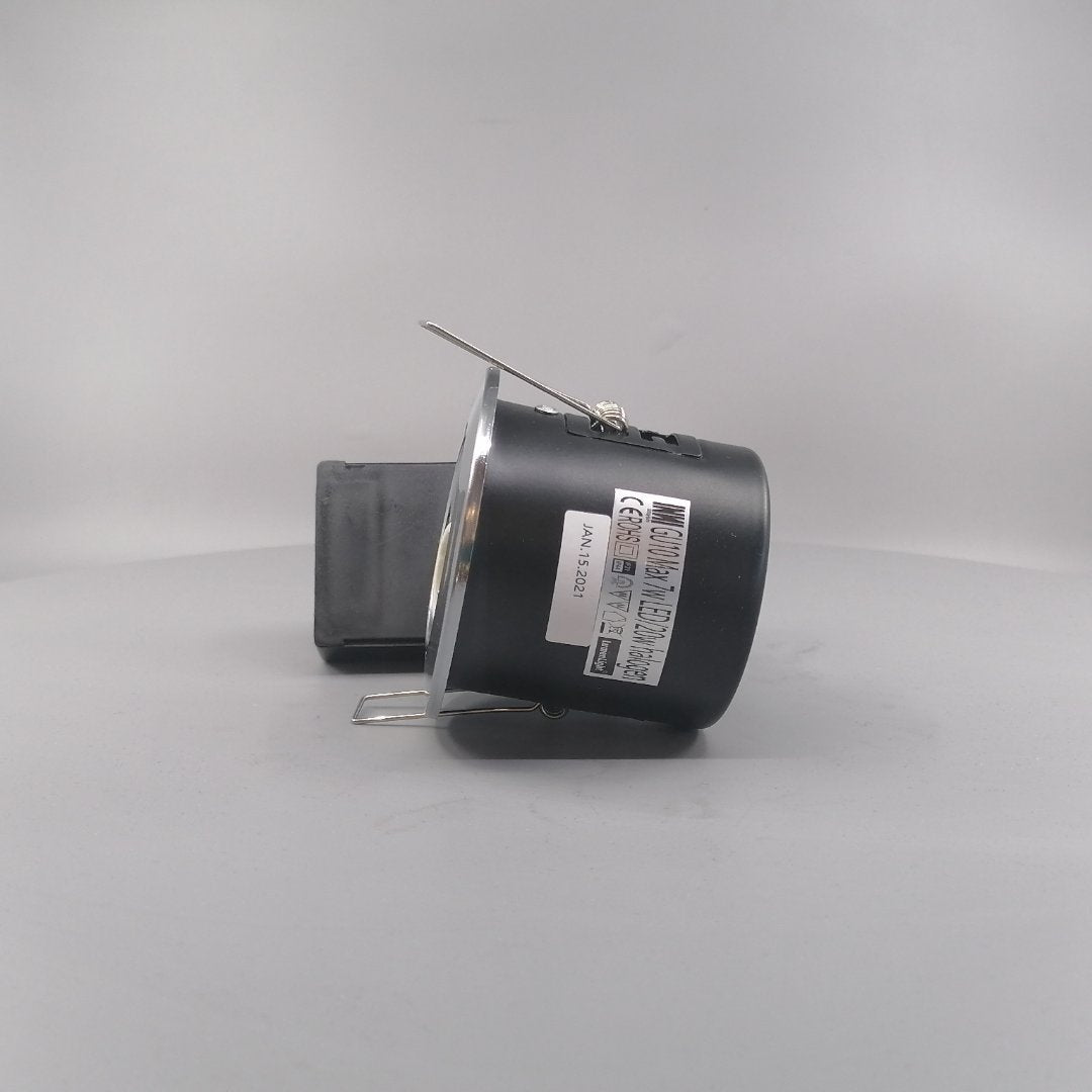 Indbygningsspot 230V GU10 Max 7W LED Børstet (360° frame 6)
