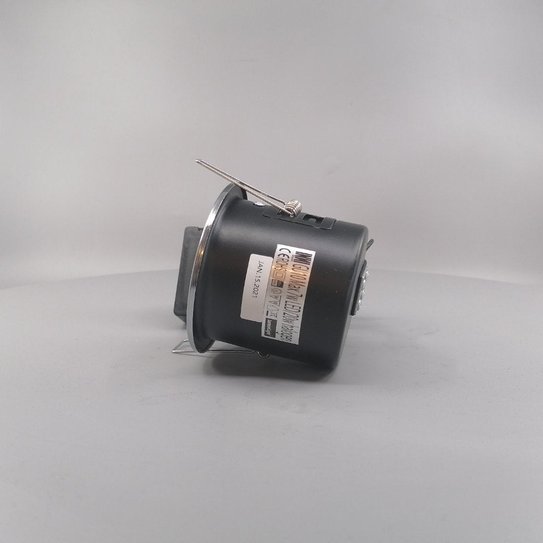 Indbygningsspot 230V GU10 Max 7W LED Børstet (360° frame 7)