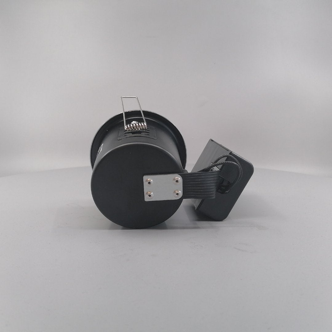 Indbygningsspot 230V GU10 Max 7W LED Børstet (360° frame 12)
