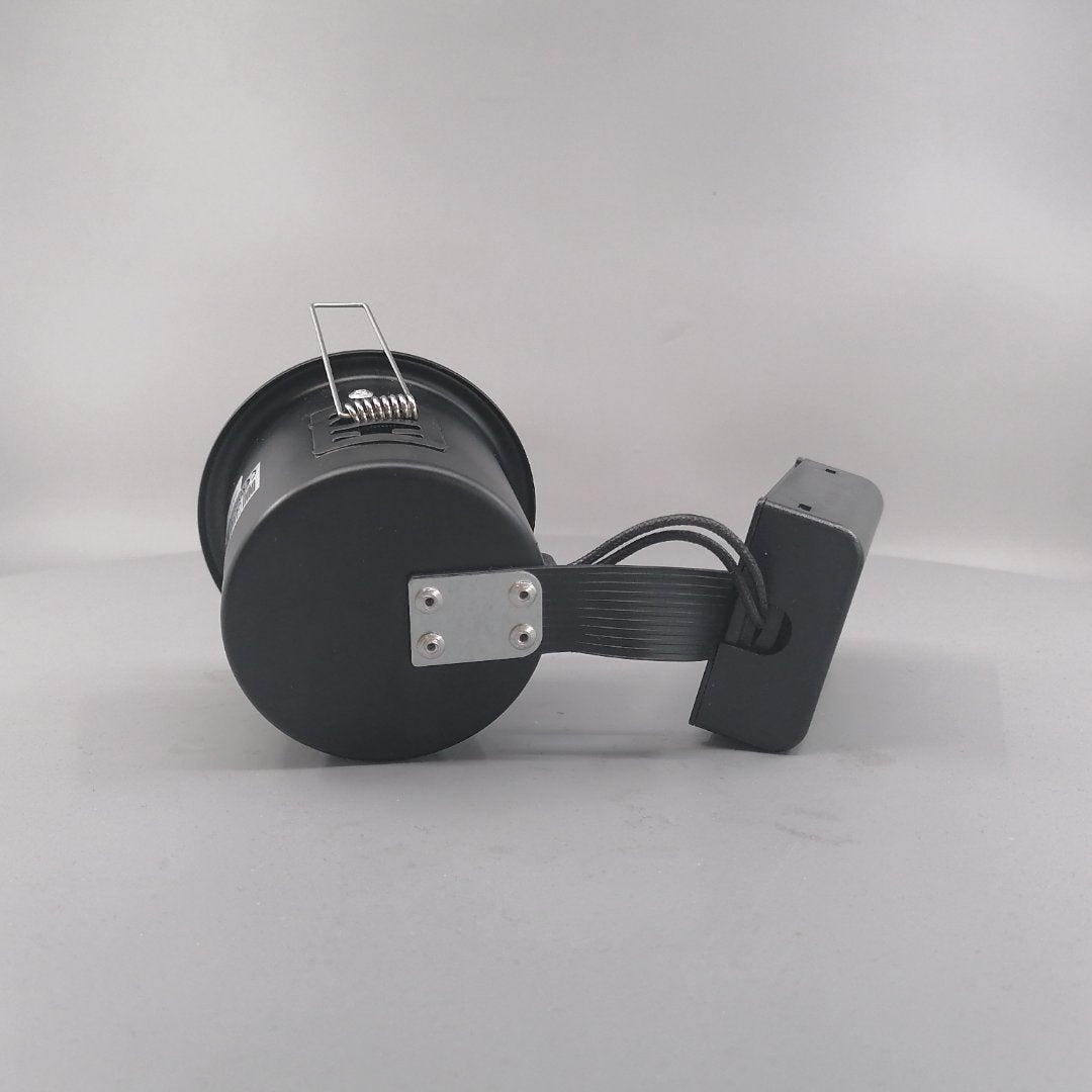 Indbygningsspot 230 v GU10 Max 7W Led Sort (360° frame 12)