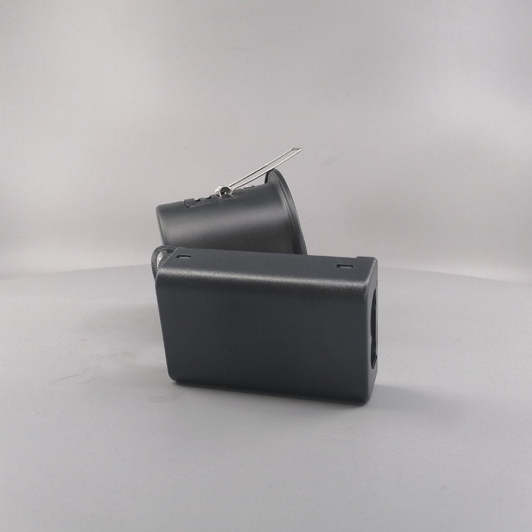 Indbygningsspot 230 v GU10 Max 7W Led Sort (360° frame 18)